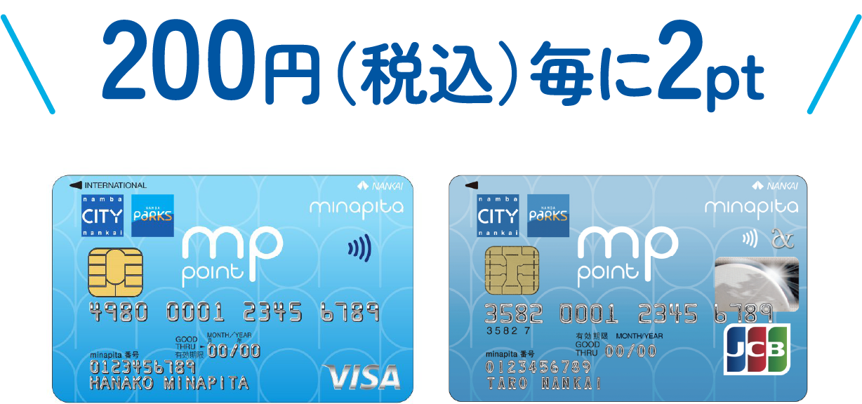 200円(税込)毎に2pt